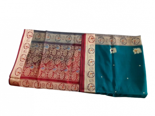 PMK BUMBERG COT SAREES WITH BLOUSE